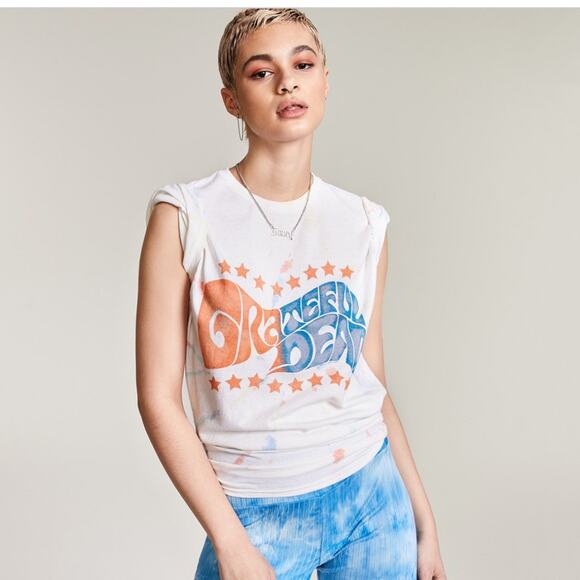 NEW Junk Food T-Shirt Grateful Dead Band Graphic. Relaxed Fit. Women’s Medium - Picture 1 of 4